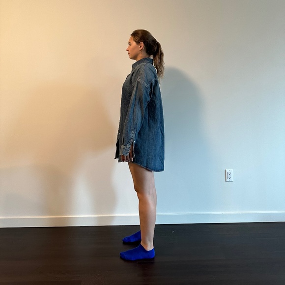 Zara Denim Dress - Picture 2 of 4